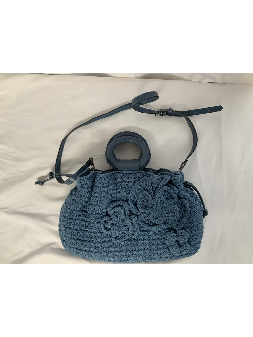 Patricia Nash Carlina butterfly crochet satchel w/ crossbody
